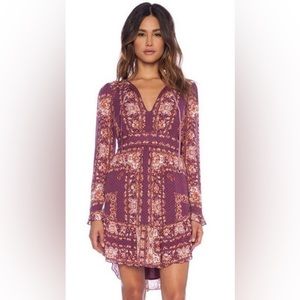 Free People Floral High Low Dress M